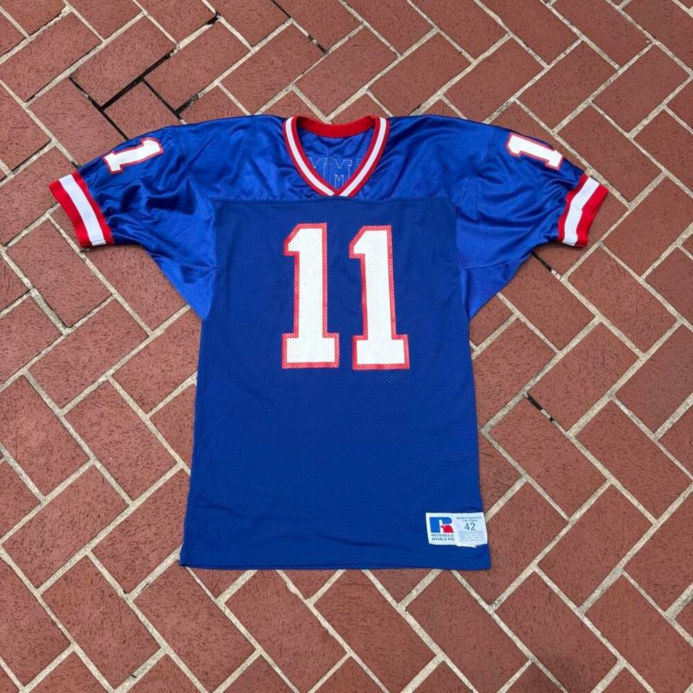 Vintage 80s Russell Athletic New York giants Phil simms on field authenticjersey